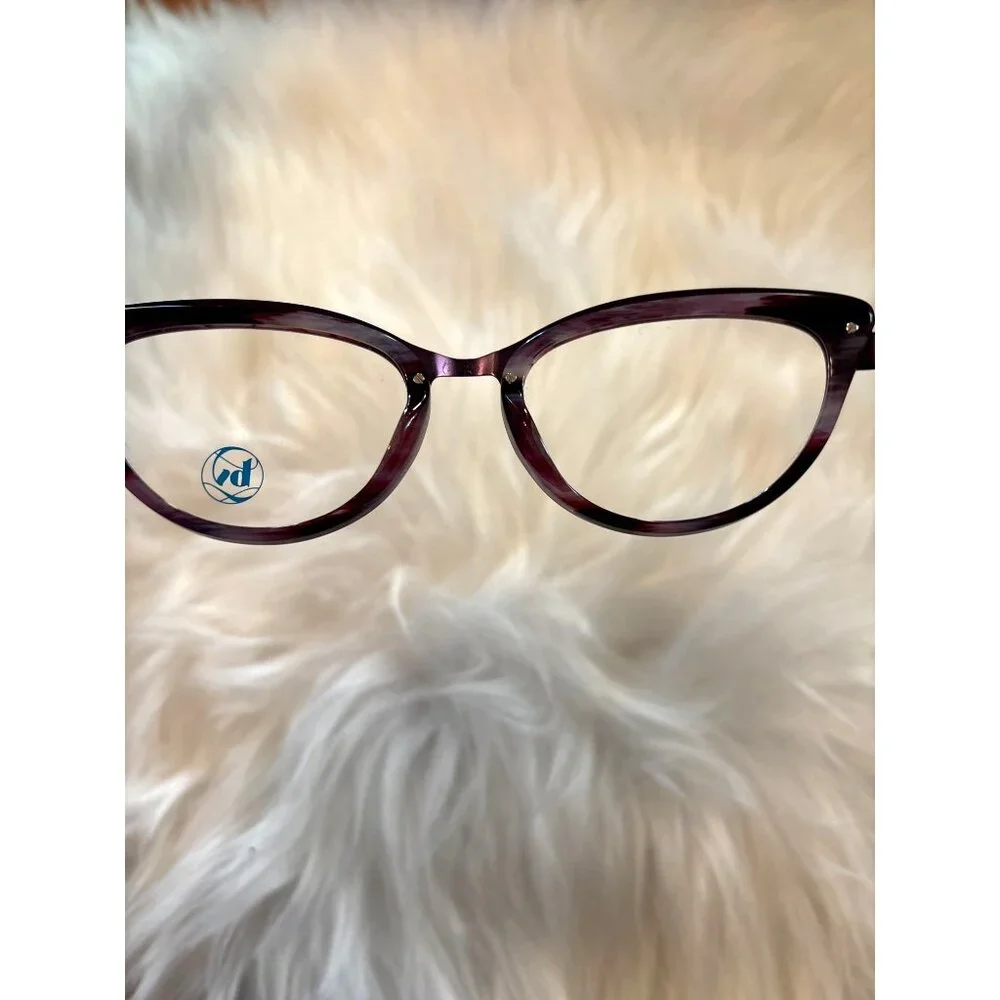 Bon Vivant Charline Eyeglass Frames Handmde In Italy 51 19 145 Lightweight Round
